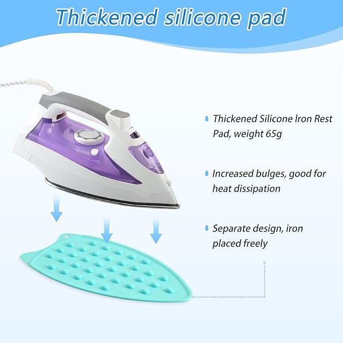Pink Funny Crocodiles Ironing Mat Thickened Ironing Blanket Travel Portable - Image 3