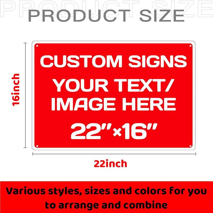 Personalized Aluminum Weatherproof Metal Sign - Image 2