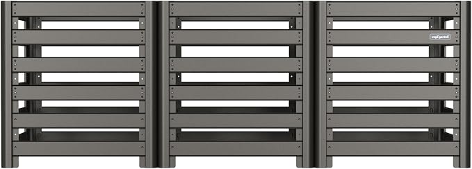 Vego Garden 32" Tall Modular Compost Bin 90" x 30" x 32" - Image 6