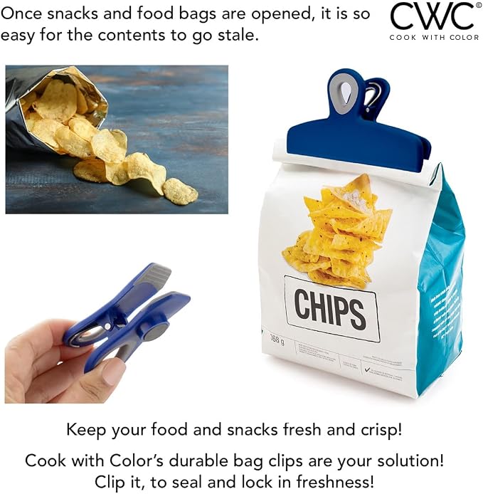 COOK WITH COLOR Bag Clips - Image 4
