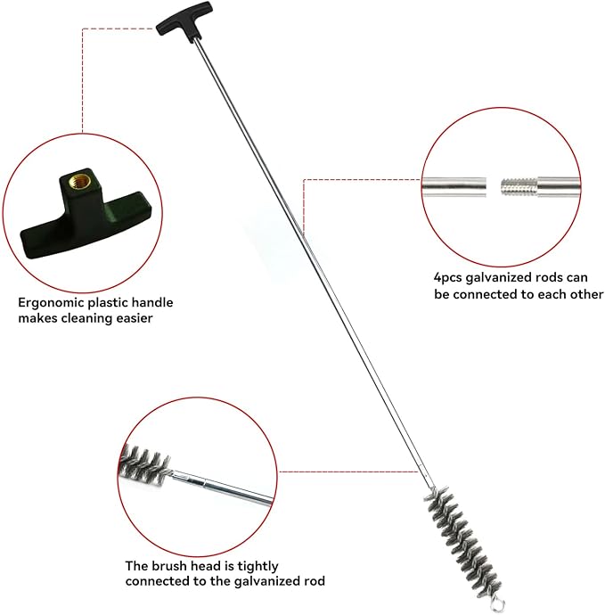 50 in Pipe Cleaning Brush Set - Image 6