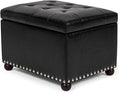Joveco Leather Storage Ottoman, by Joveco
