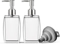 White Soap Dispenser with Refillable Plastic Pump by Unknown