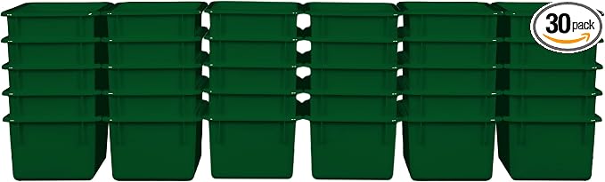 Wood Designs Cubby Storage Bin, Heavy Duty Plastic Containers by Unknown