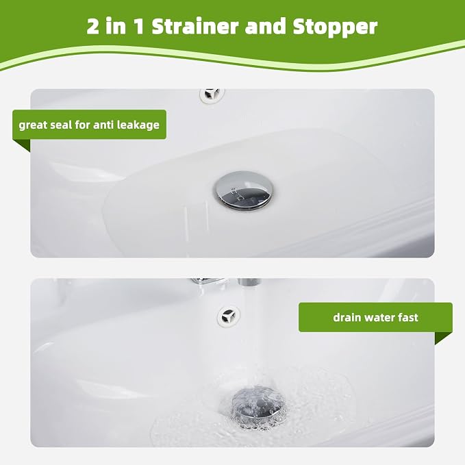 Universal Bathroom Sink Drain Strainer Hair Catcher Upgraded - Image 5