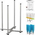 Plastic Bag & Bottle Drying Rack, Collapsible Countertop Stand by SHILFID