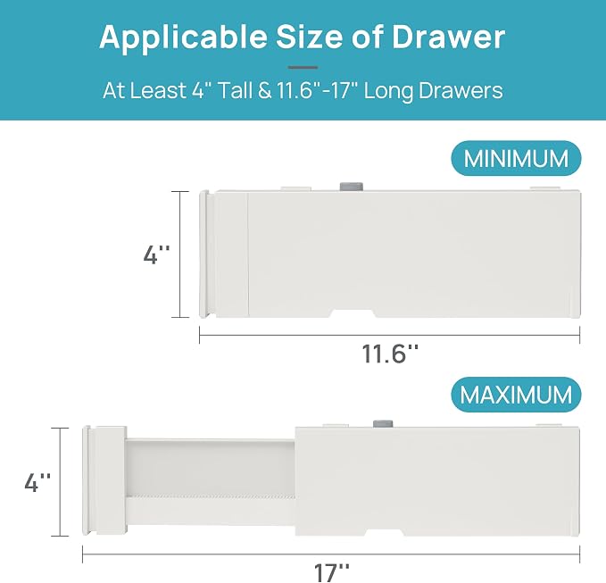 Vtopmart 12 Pack Drawer Dividers - Image 3