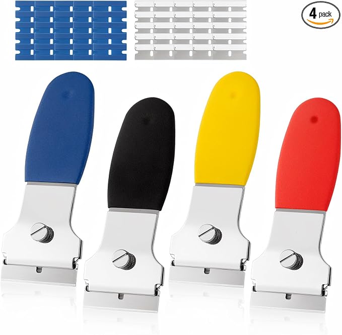 4 Pack Razor Blade Scraper, by RechabiteMagneticTools
