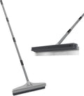 Walensee Carpet Rake for Pet Hair Removal, 2-in-1 Rubber Broom and Nylon Carpet by Home