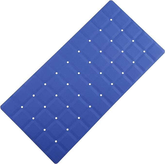 Foldable Silicone Bathtub Mat: Jumbo Size Heavy Duty Safety Bath Mat by Webos