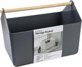 BLUE GINKGO Large Storage Basket – Plastic Caddy by BLUEGINKGO