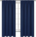 BGment Rod Pocket 63 Inch Long Blackout Curtains by BGment