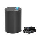 Bathroom Trash Can with Lid 2.6 Gallon Stainless Steel TrashCans Automatic by LJIACLEATouchlessTrashCan