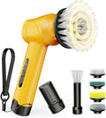 qimedo Battery Electric Spin Scrubber Q4, 800RPM Handheld Scrubber by qimedo
