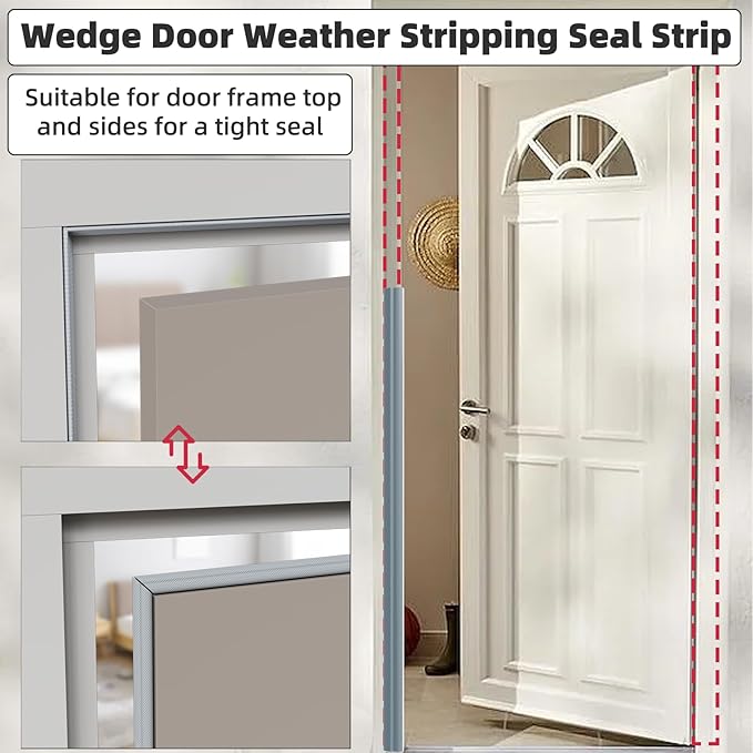 9.8 Ft Weather Stripping Seal Strip - Image 4