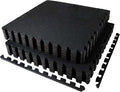 AIRHOP 0.56in Thick 48 Sq Ft Exercise Equipment Mats, 12 Tiles Upgraded Rubber by Airhop