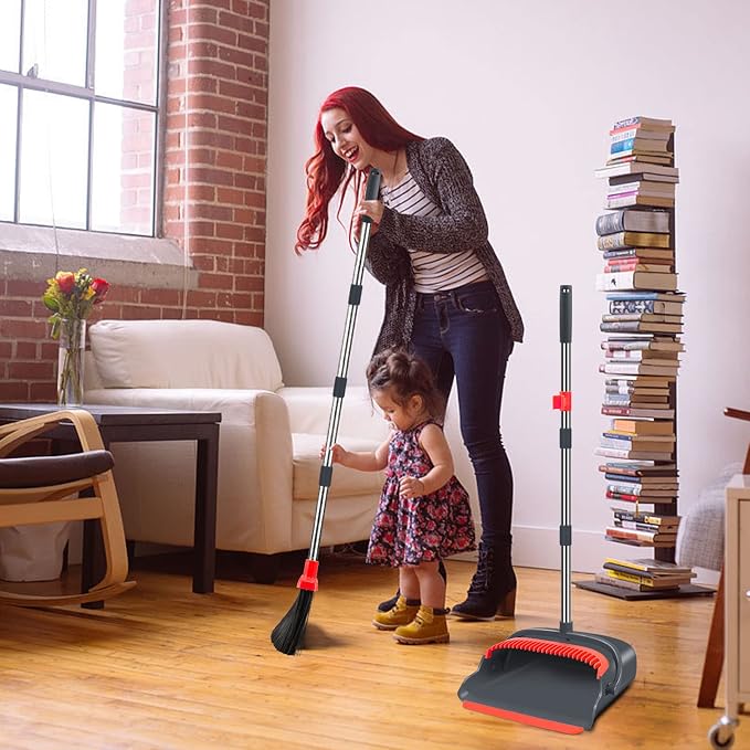kelamayi Upgrade Broom and Dustpan Set, Broom - Image 7