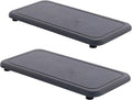 2 Pcs Water Absorbing Stone Trays, Kitchen/Bathroom Sink Soap Dish, Diatomite by NiuYichee