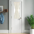 NICETOWN Door Window Curtain Panel, Farmhouse Elegant Solid French Door Curtain by NICETOWN