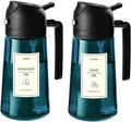 TrendPlain 16oz/470ml Blue Glass Olive Oil Sprayer by TrendPlain