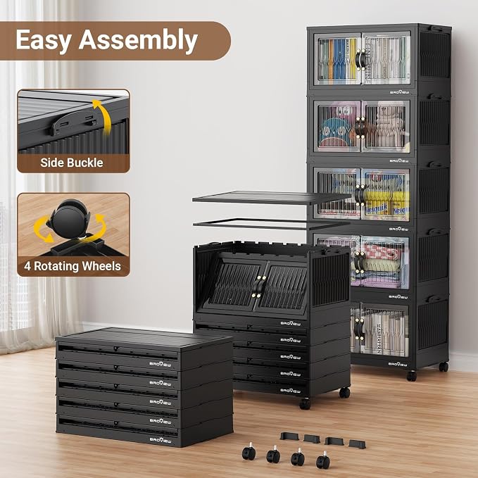 BROVIEW 240Qt Stackable Storage Bins - Image 7