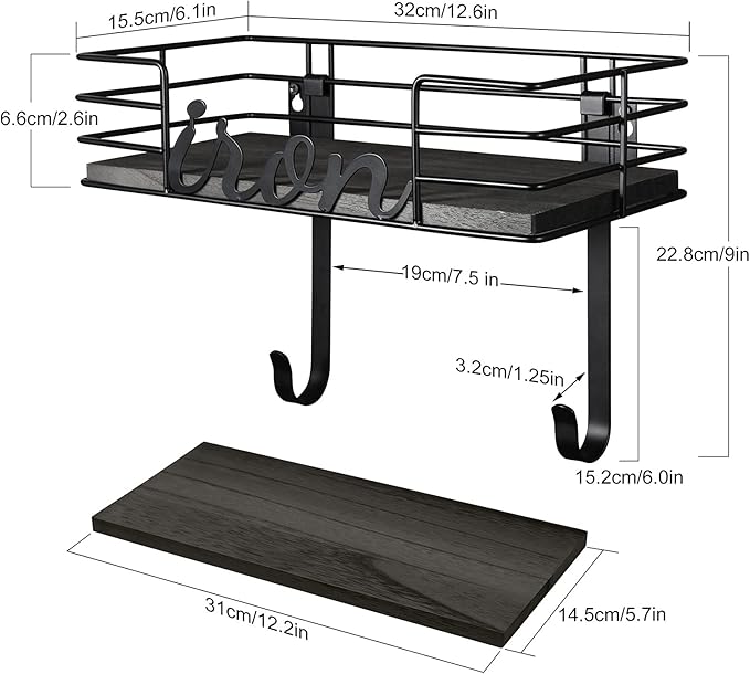 TJ.MOREE Ironing Board Hanger Wall Mount - Image 5