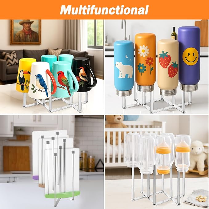 Palksky Foldable Bottle Drying Rack - Image 2