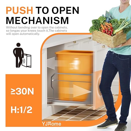 YJHome Pull Out Trash Can Under Cabinet - Image 6