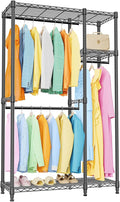 IZEUK 2 Combination Heavy Duty Garment Rack Wire Clothes Rack by IZEUK