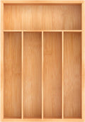 Bamboo Utensil Drawer Organizer, Kitchen Organizer by Unibambou