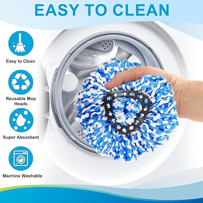 8-Pack Reusable Mop Head Replacement - Image 4