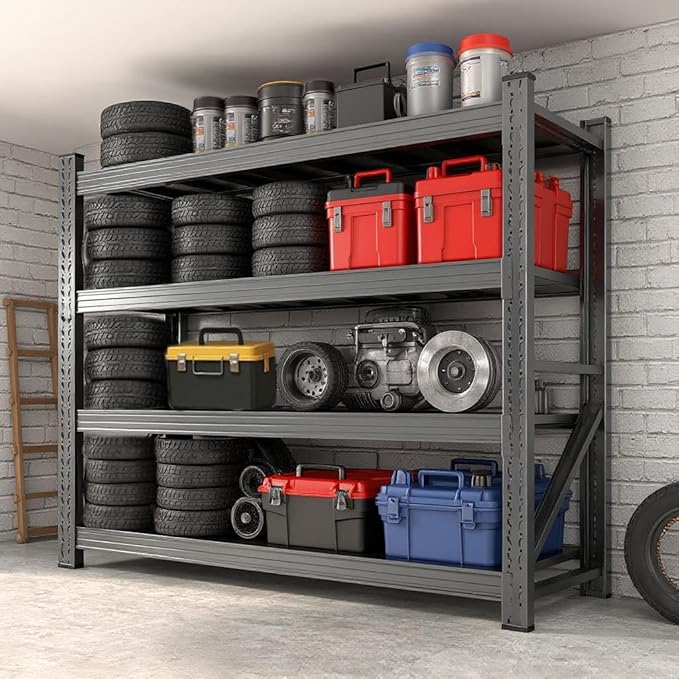 Heavy Duty Garage Shelving Unit 5000LBS, Industrial Storage Shelf by Unknown