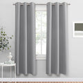 PONY DANCE Sliver Grey Curtains by PONYDANCE