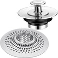 LEKEYE Shower Drain Hair Catcher | Bathtub Stopper/Strainer Stainless Steel by LEKEYE