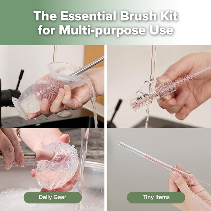 Haakaa Silicone Cleaning Brush Kit - Image 3