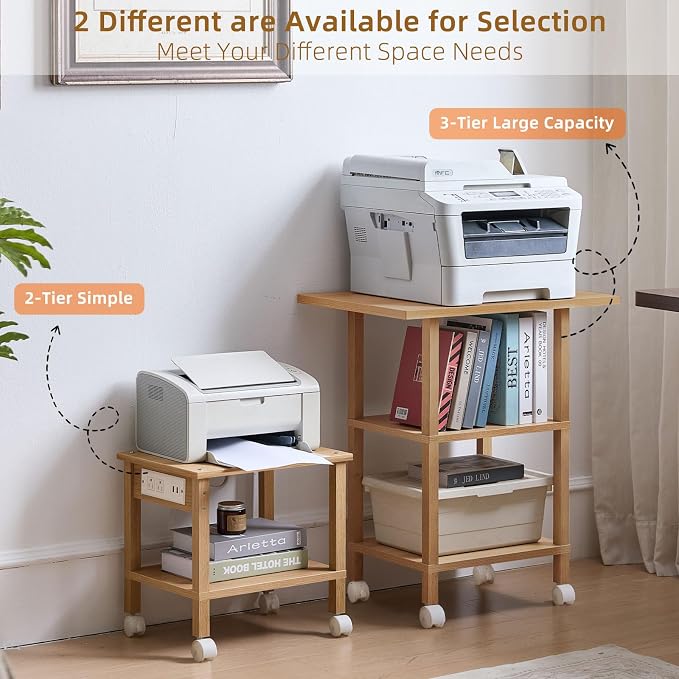 Lerliuo Under Desk Printer Stand - Image 6
