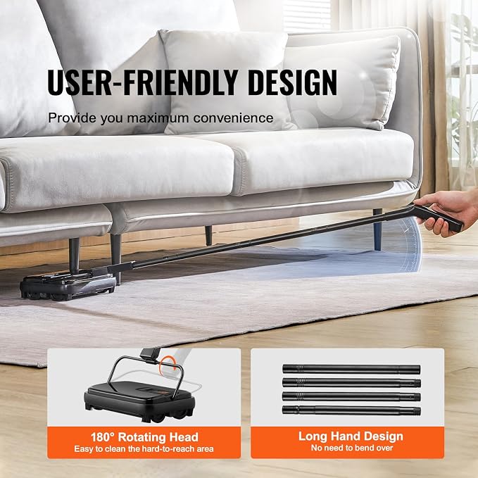 VEVOR Carpet Sweeper Manual, Floor Sweeper - Image 5