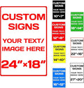 Personalized signs, Aluminum Weatherproof Metal Sign, Optional reflective by Repaly