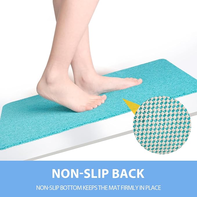 Non-Slip Bathtub Mat, 2 Pack Anti Slip Shower Mat, Fast Drying Bathtub Mats - Image 3