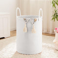 Laundry Basket, Woven Cotton Rope Laundry Hamper, 60L by Artfeel