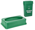 Alpine 23 Gallon Slim Trash/Recycling BIN Swing LID Green by AlpineIndustries