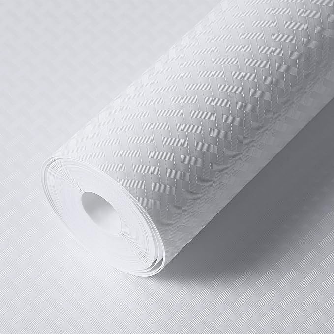 White Shelf Liner Kitchen Cabinet Liners Refrigerator Liners Waterproof & by StaHom