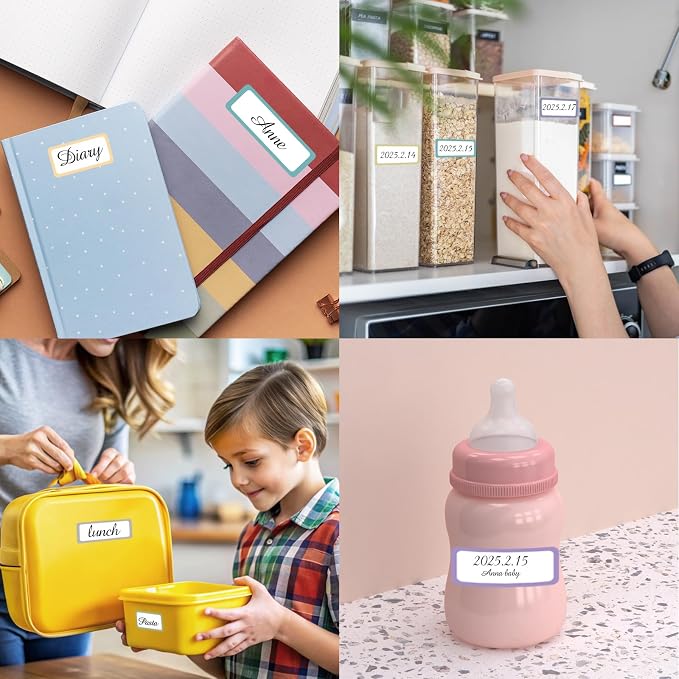 STARLIBOO Removable Labels, Removable Colored Labels Stickers, Self-Adhesive - Image 5