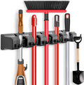 IMILLET Mop and Broom Holder, Wall Mounted Organizer-Mop and broom Storage Tool by IMILLET