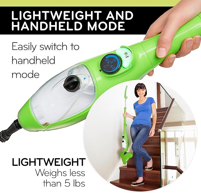 H2O X5 Steam Mop 5-in-1 DualBlast and Handheld Steamer Cleaner - Image 6