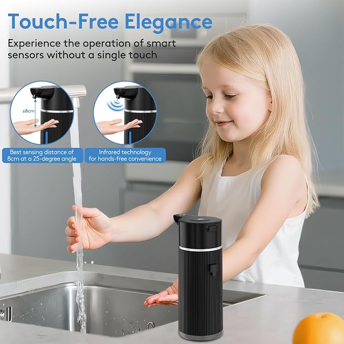 Automatic Soap Dispenser Touchless, 14.2oz/420ml Dish Hand Soap Dispenser - Image 4