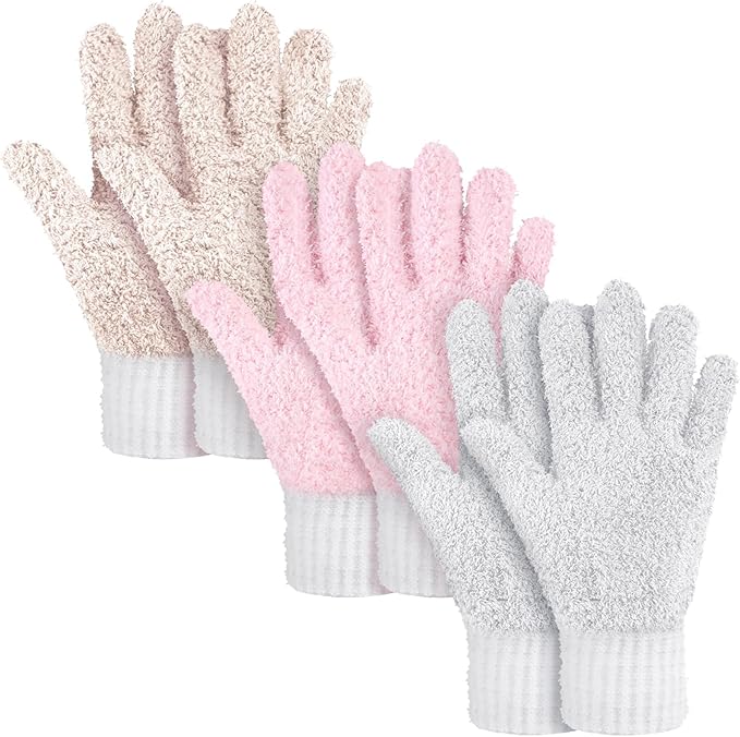Bencailor 3 Pairs Microfiber Plant Dusting Gloves Leaf Cleaning Gloves by Bencailor