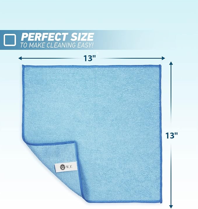 Microfiber Cleaning Cloth-24Pcs Ultra Soft Highly Absorbent Rags - Image 2
