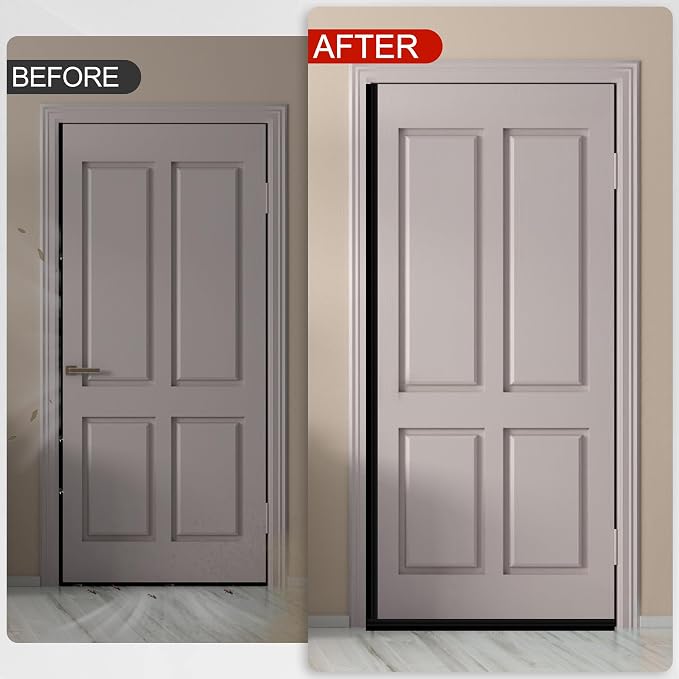MYFAMIREA Door Weather Stripping 3IN x 20FT Door Draft Stopper Seal Tape - Image 6
