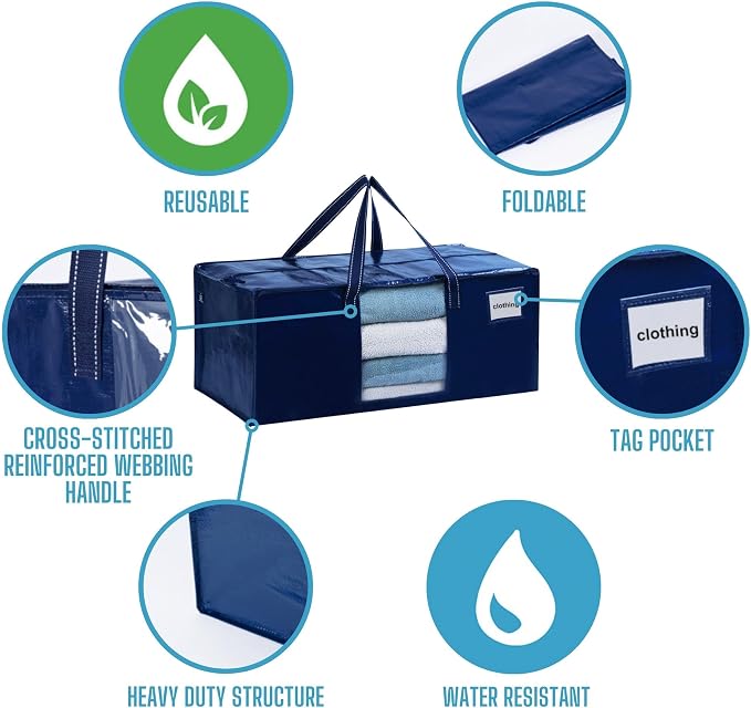 VENO 10 Pack Moving Bags Extra Large Storage Bags - Image 7